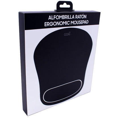 Alfombrilla Ratón COOL Ergonomic Mousepad Color Negro