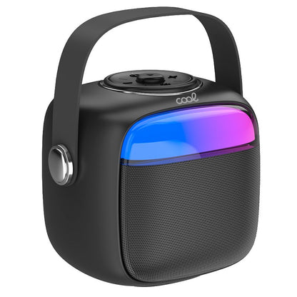 Altavoz Bluetooth Universal Música 6W COOL Mini Karaoke + 1 Micrófono Negro