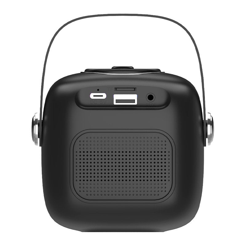 Altavoz Bluetooth Universal Música 6W COOL Mini Karaoke + 1 Micrófono Negro