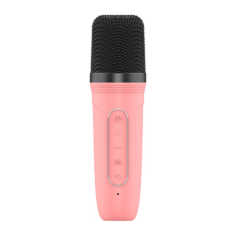 Altavoz Bluetooth Universal Música 6W COOL Mini Karaoke + 1 Micrófono Rosa