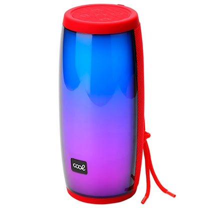 Altavoz Música Universal Bluetooth Cuerda COOL LED (14W) Rojo