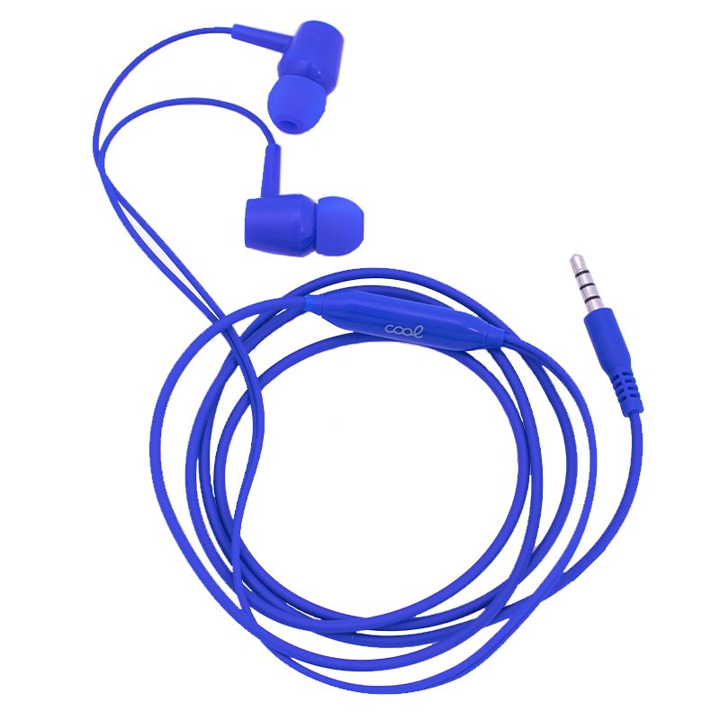 Auriculares 3,5 mm COOL Bear Stereo Con Micro Azul