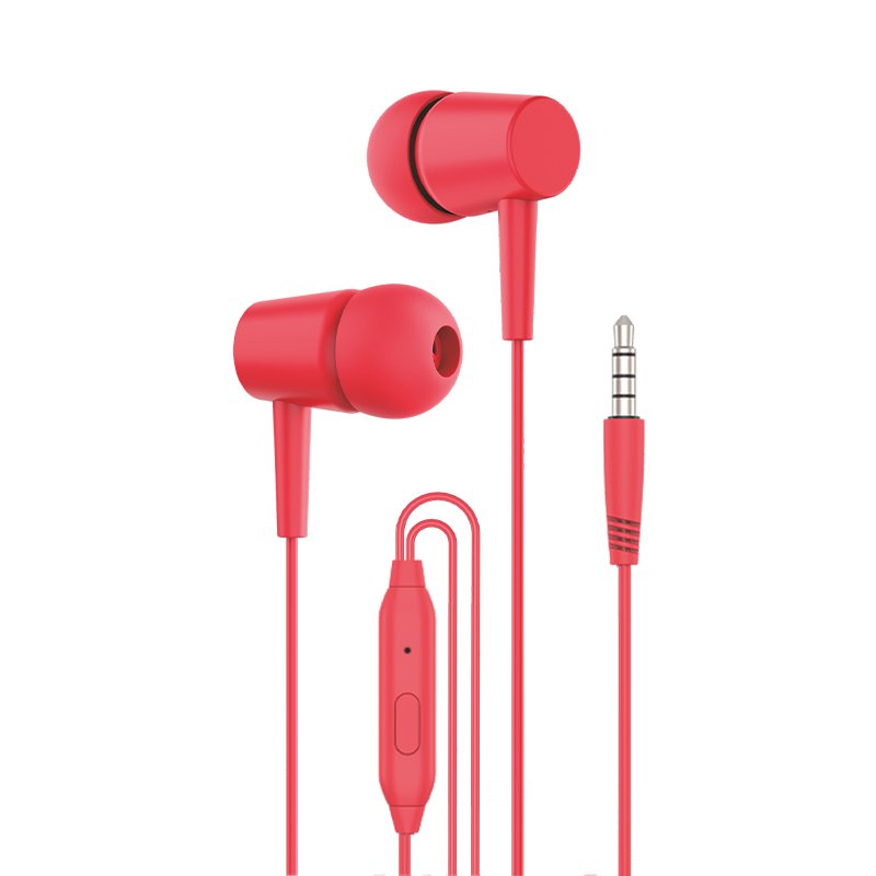 Auriculares 3,5 mm COOL Bear Stereo Con Micro Rojo