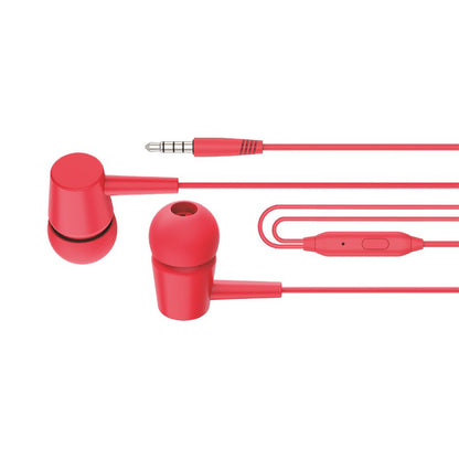 Auriculares 3,5 mm COOL Bear Stereo Con Micro Rojo