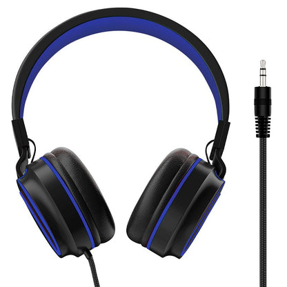 Auriculares Cascos Jack 3,5 mm COOL Toronto Con Micro Negro-Azul