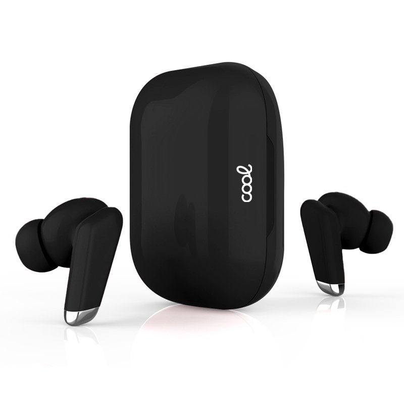 Auriculares Stereo Bluetooth Earbuds COOL URBAN Lcd Negro