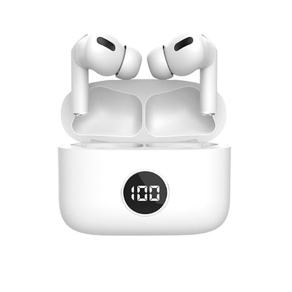 Auriculares Stereo Bluetooth Earbuds Lcd COOL AIR PRO Blanco