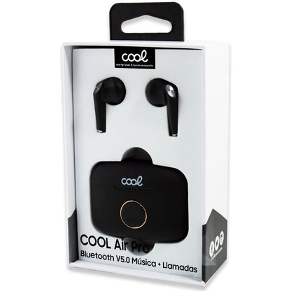 Auriculares Stereo Bluetooth Earbuds Lcd COOL AIR PRO Negro