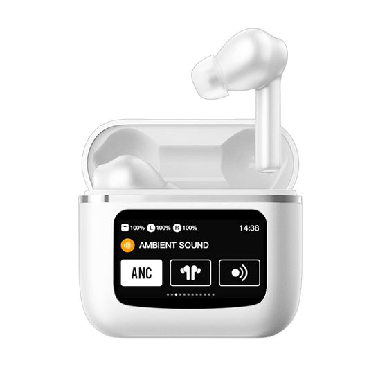 Auriculares Stereo Bluetooth Earbuds Lcd COOL Touch Blanco