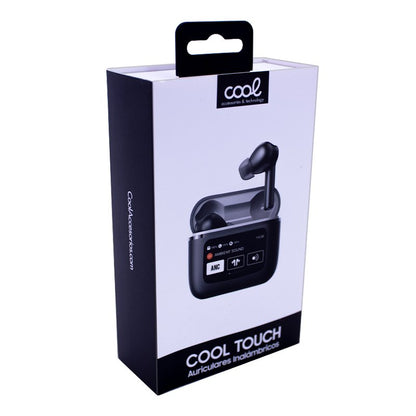 Auriculares Stereo Bluetooth Earbuds Lcd COOL Touch Negro