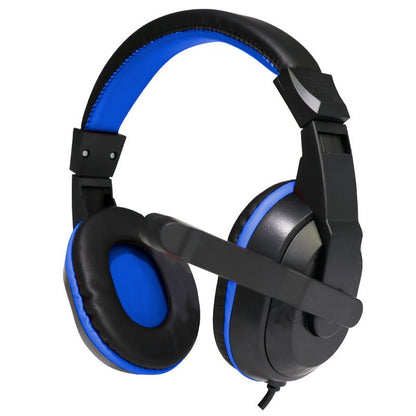 Auriculares Stereo Oficina COOL Dublin con micro (Negro-Azul)