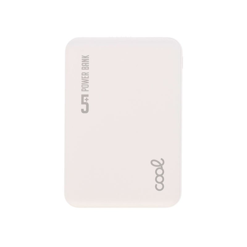 Bateria Externa Power Bank 5000 mAh COOL Leather Blanco