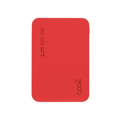 Bateria Externa Power Bank 5000 mAh COOL Leather Rojo