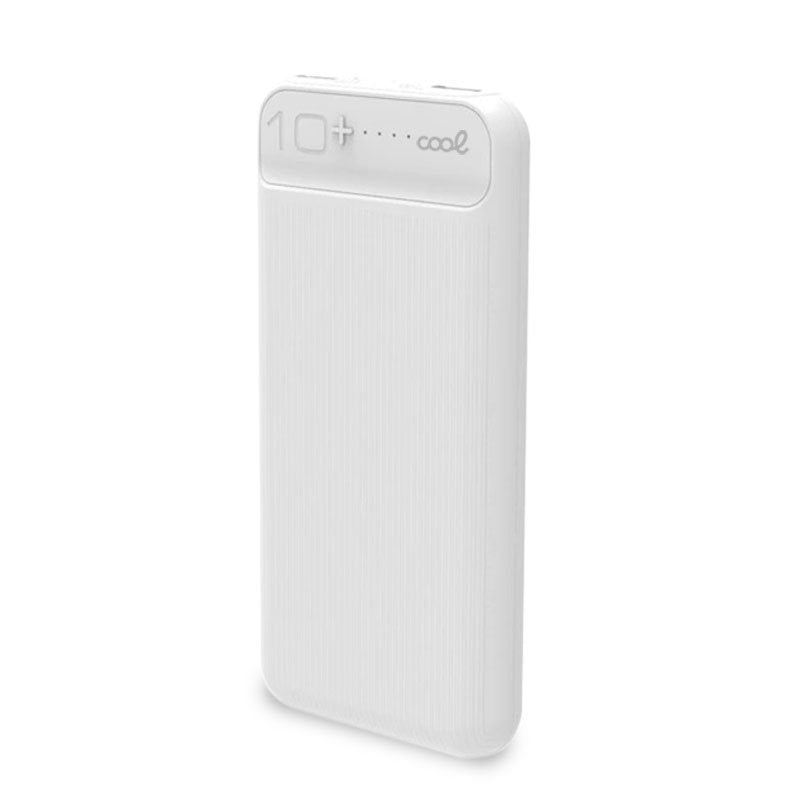 Bateria Externa Universal Power Bank 10.000 mAh (2 x usb / 2A) COOL Boston Blanco