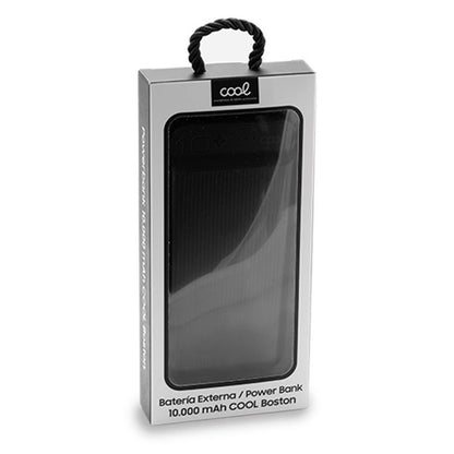 Bateria Externa Universal Power Bank 10.000 mAh (2 x usb / 2A) COOL Boston Negro