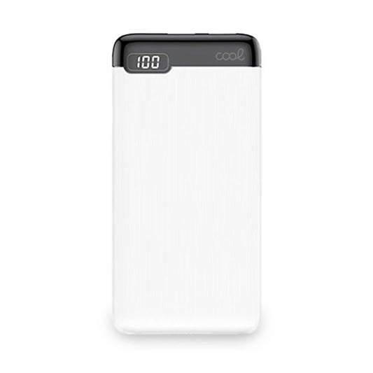 Bateria Externa Universal Power Bank 10.000 mAh (2 x usb / 2A) COOL Slim Blanco