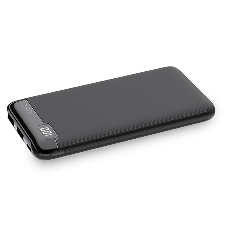 Bateria Externa Universal Power Bank 10.000 mAh (2 x usb / 2A) COOL Slim Negro