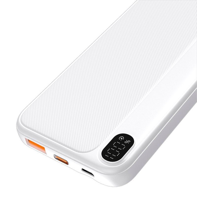 Bateria Externa Universal Power Bank 10.000 mAh (Tipo-C / Lightning) COOL Grip Blanco