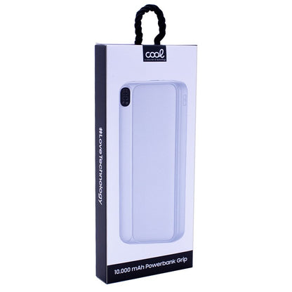 Bateria Externa Universal Power Bank 10.000 mAh (Tipo-C / Lightning) COOL Grip Blanco