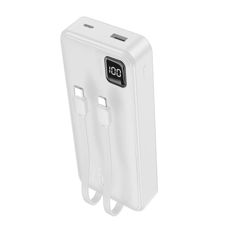 Bateria Externa Universal Power Bank 22.5W 20.000 mAh (Tipo-C / Lightning) COOL Blanco