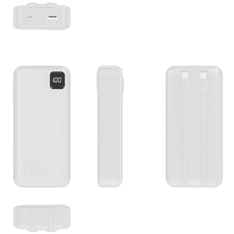 Bateria Externa Universal Power Bank 22.5W 20.000 mAh (Tipo-C / Lightning) COOL Blanco