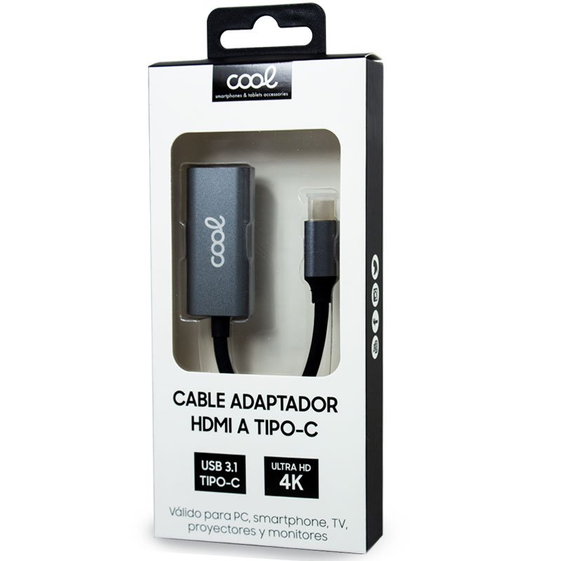 Cable Adaptador HDMI a Tipo-C 3.1 COOL