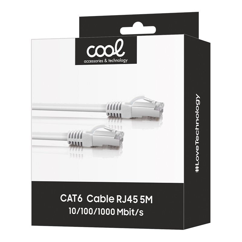 Cable Red Internet Universal CAT6 RJ45 (5 metros) COOL