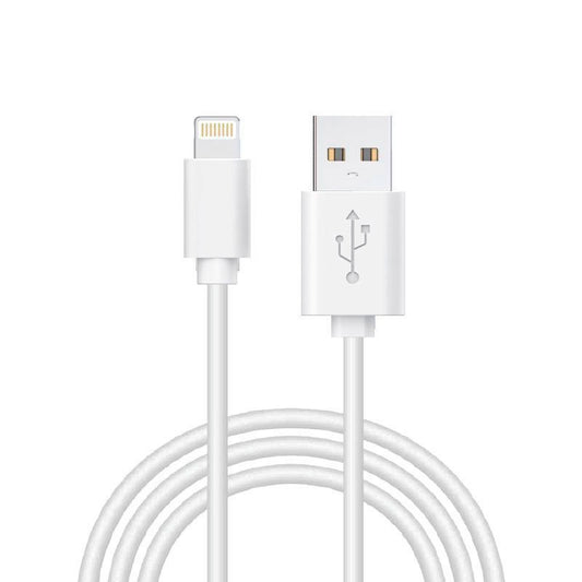 Cable USB Compatible COOL Lightning para iPhone / iPad (1.2 metros) Blanco