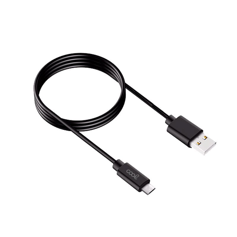 Cable USB Compatible COOL Universal TIPO-C (3 metros) Negro 2.4 Amp