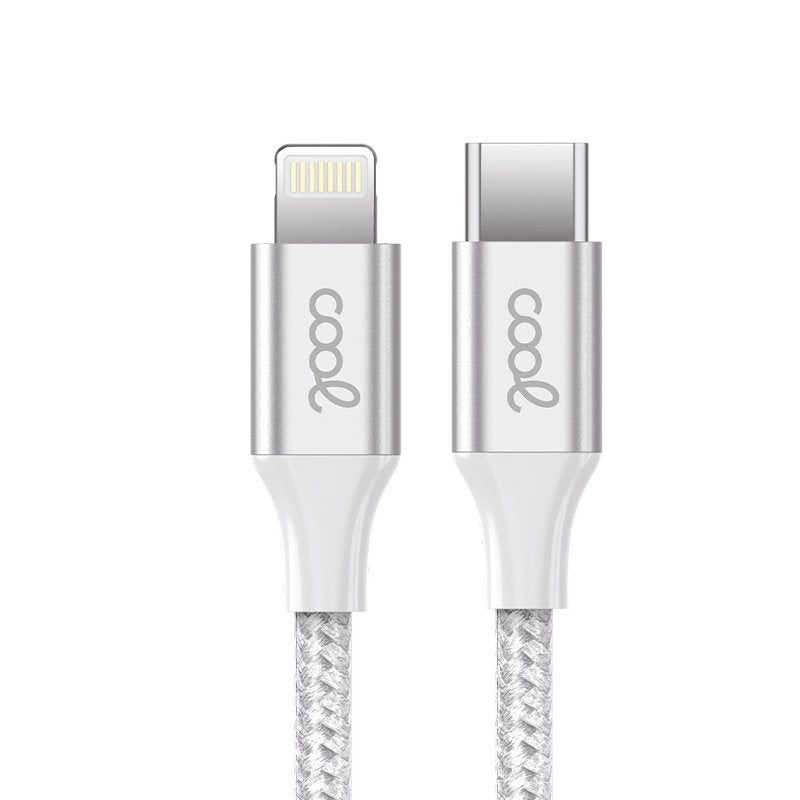 Cable USB COOL Nylon Universal Tipo C a Lightning (1.2 metros)