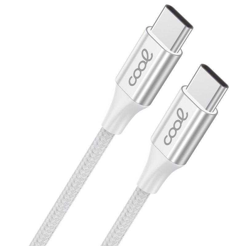 Cable USB COOL Nylon Universal Tipo C a Tipo C (1.2 metros)