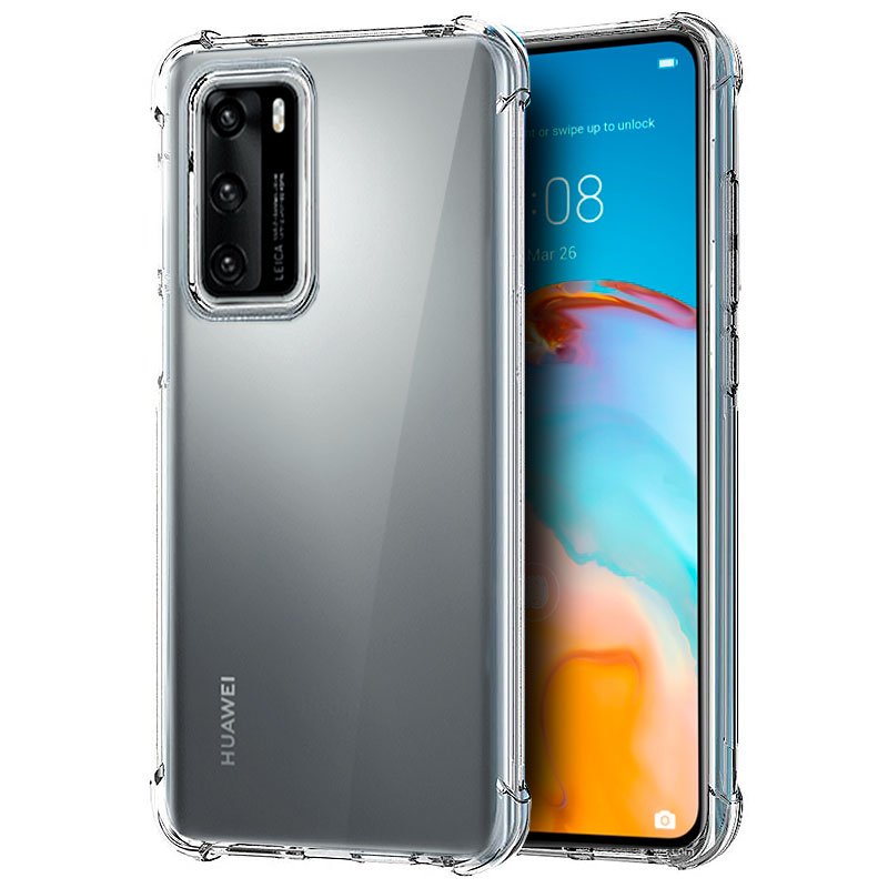 Carcasa COOL para Huawei P40 AntiShock Transparente