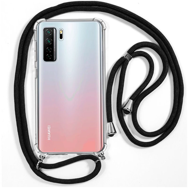 Carcasa COOL para Huawei P40 Lite 5G Cordón Negro