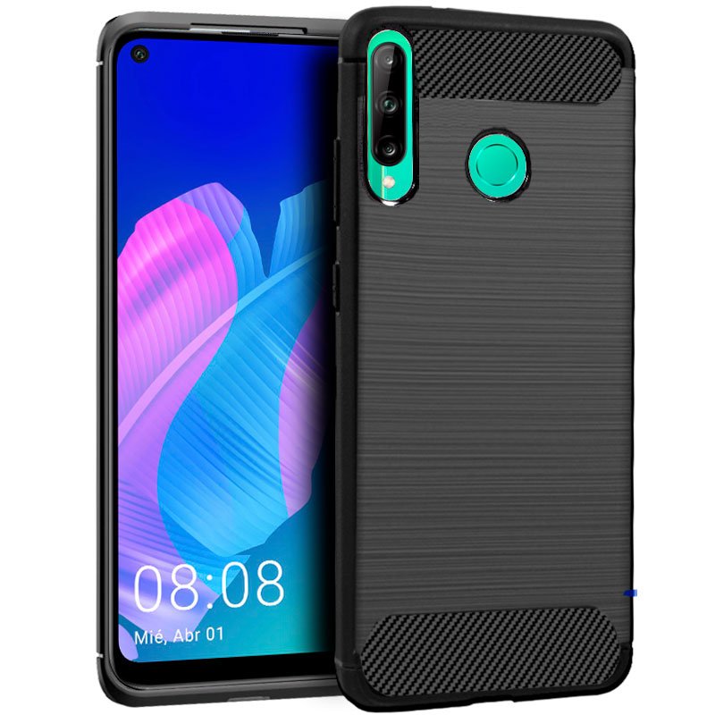 Carcasa COOL para Huawei P40 Lite E Carbón Negro