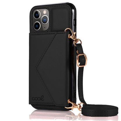 Carcasa COOL para iPhone 11 Pro Colgante Wallet Negro