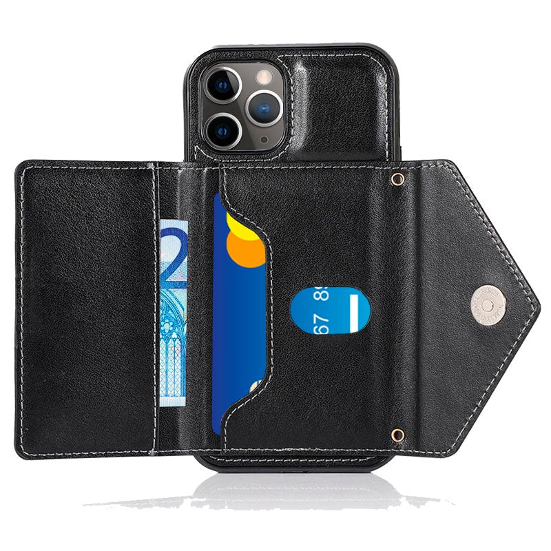 Carcasa COOL para iPhone 11 Pro Colgante Wallet Negro