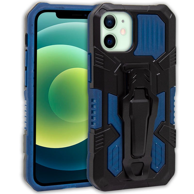 Carcasa COOL para iPhone 12 / 12 Pro Hard Clip Marino