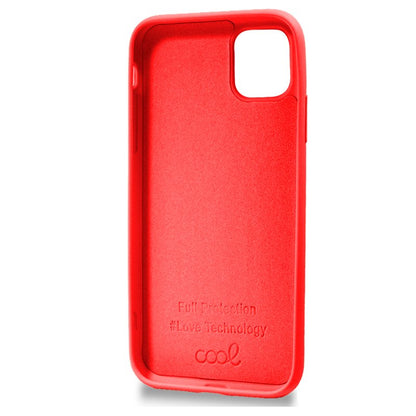 Carcasa COOL Para iPhone 12 / 12 Pro Magnética Cover Rojo