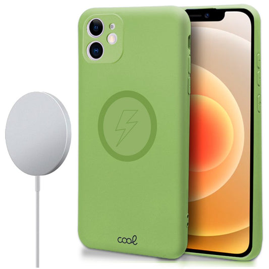 Carcasa COOL Para iPhone 12 mini Magnética Cover Pistacho