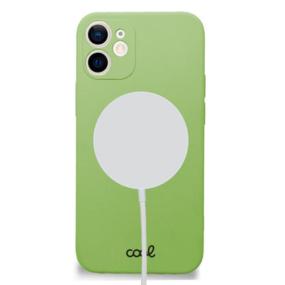 Carcasa COOL Para iPhone 12 mini Magnética Cover Pistacho