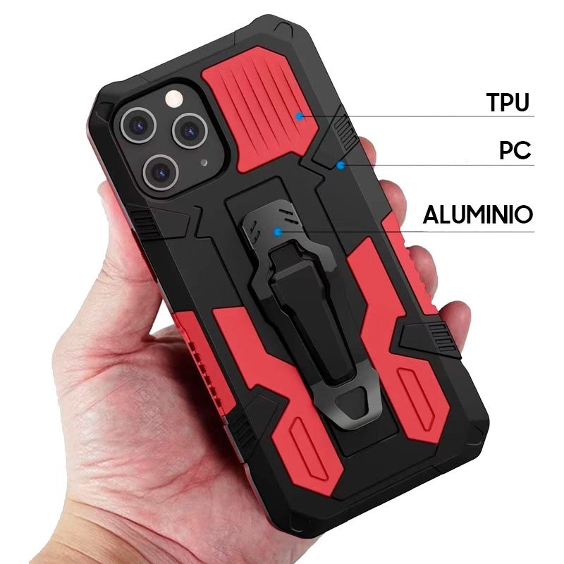 Carcasa COOL para iPhone 12 Pro Max Hard Clip Rojo