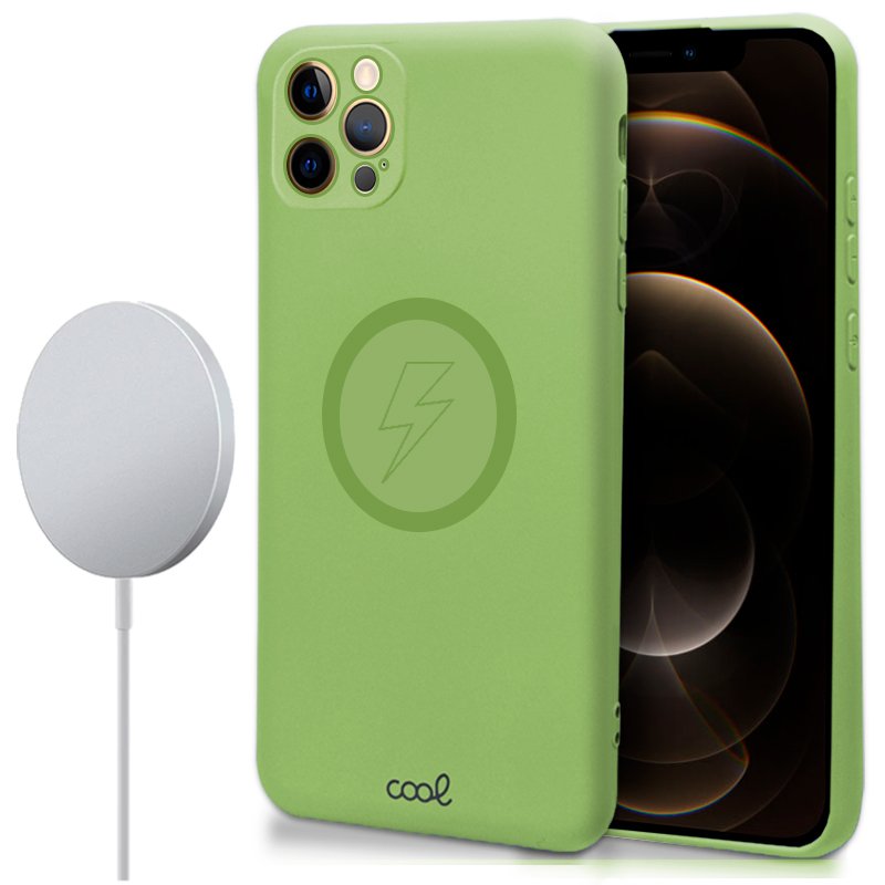 Carcasa COOL Para iPhone 12 Pro Max Magnética Cover Pistacho