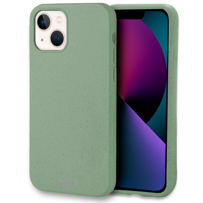 Carcasa COOL para iPhone 13 mini Eco Biodegradable Verde