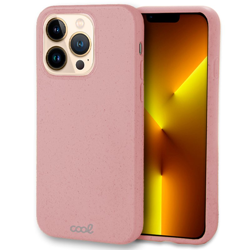 Carcasa COOL para iPhone 13 Pro Max Eco Biodegradable Rosa