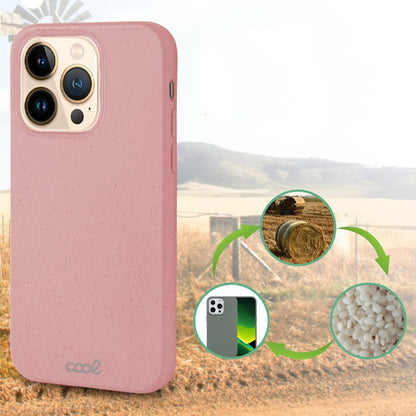 Carcasa COOL para iPhone 13 Pro Max Eco Biodegradable Rosa