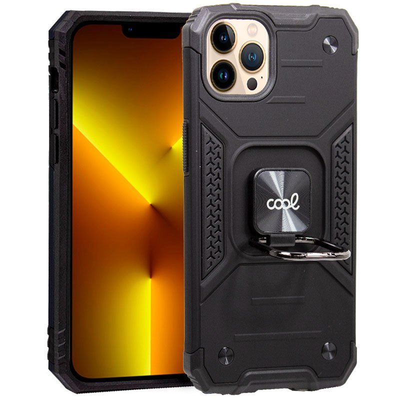 Carcasa COOL para iPhone 13 Pro Max Hard Anilla Negro