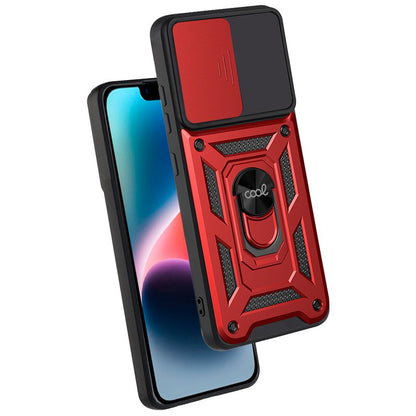 Carcasa COOL para iPhone 14 Plus Hard Ring Rojo