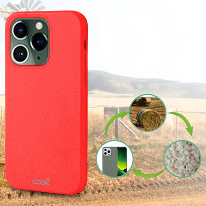 Carcasa COOL para iPhone 14 Pro Eco Biodegradable Rojo