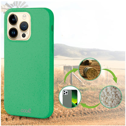 Carcasa COOL para iPhone 14 Pro Max Eco Biodegradable Mint