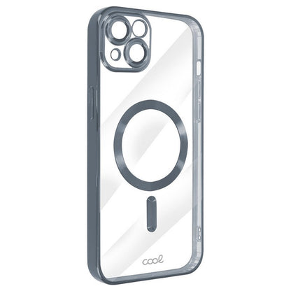 Carcasa COOL para iPhone 15 Magnética Borde Plata